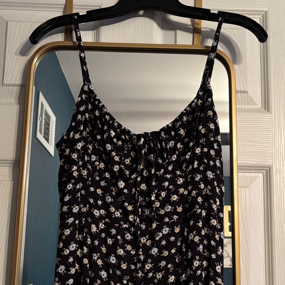 Aeropostale Black Floral Dress